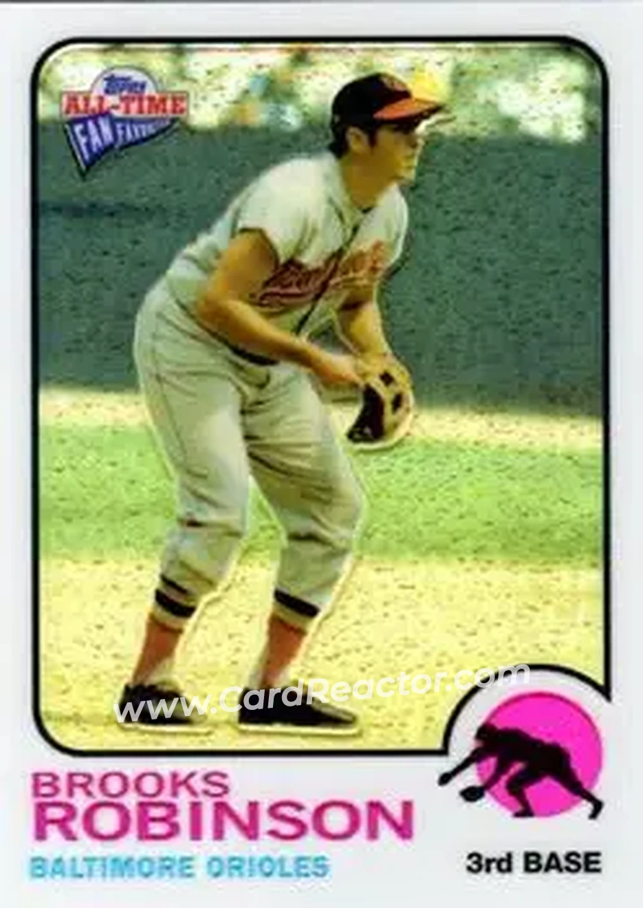 2004 Topps All-Time Fan Favorites - Refractors #111 - Brooks Robinson - Baltimore Orioles - Front
