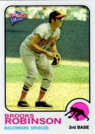 2004 Topps All-Time Fan Favorites - Refractors #111 - Brooks Robinson - Baltimore Orioles
