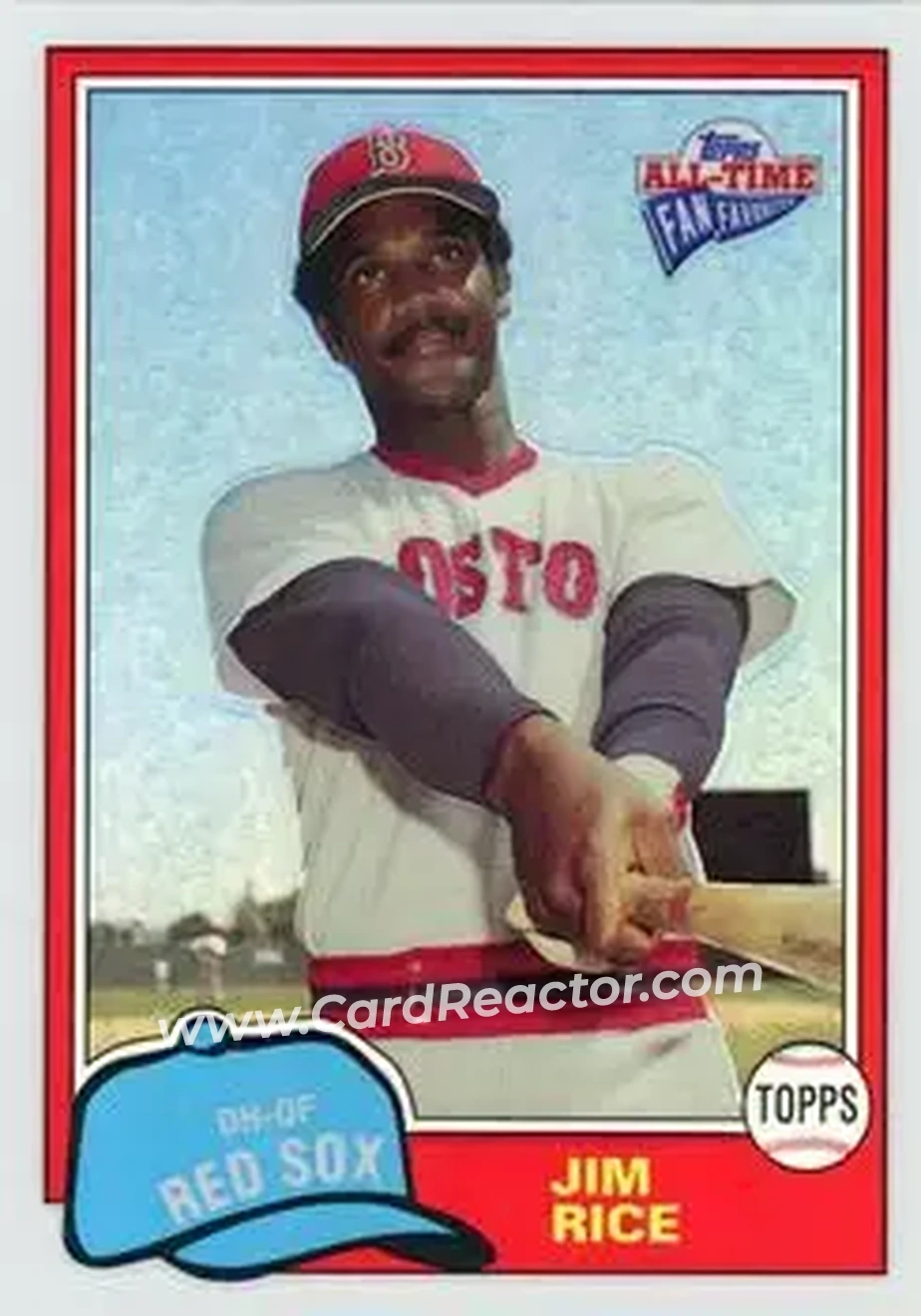2004 Topps All-Time Fan Favorites - Refractors #112 - Jim Rice - Boston Red Sox - Front
