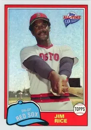 2004 Topps All-Time Fan Favorites - Refractors #112 - Jim Rice - Boston Red Sox