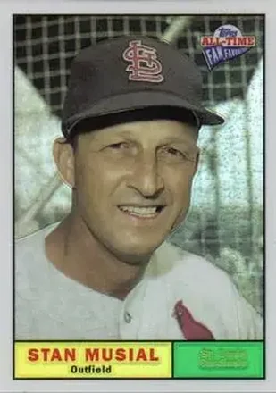 2004 Topps All-Time Fan Favorites - Refractors #125 - Stan Musial - St. Louis Cardinals
