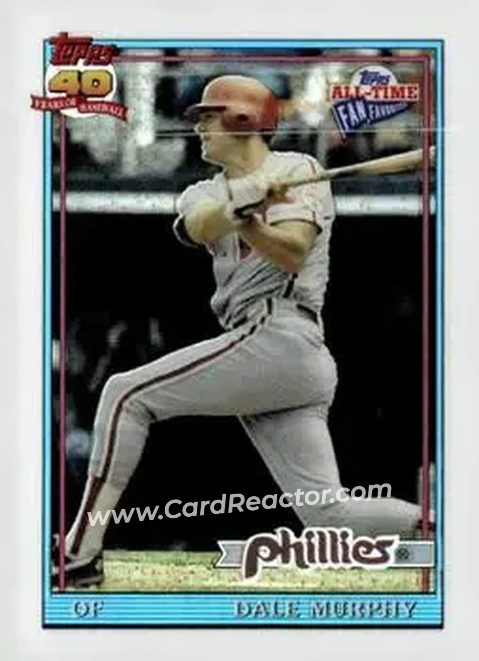 2004 Topps All-Time Fan Favorites - Refractors #129 - Dale Murphy - Philadelphia Phillies - Front