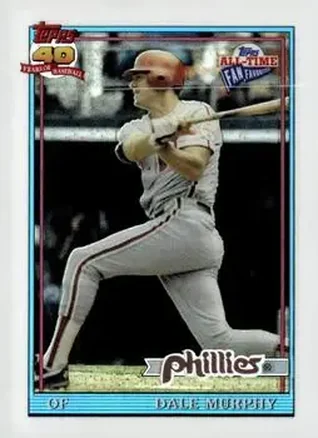 2004 Topps All-Time Fan Favorites - Refractors #129 - Dale Murphy - Philadelphia Phillies