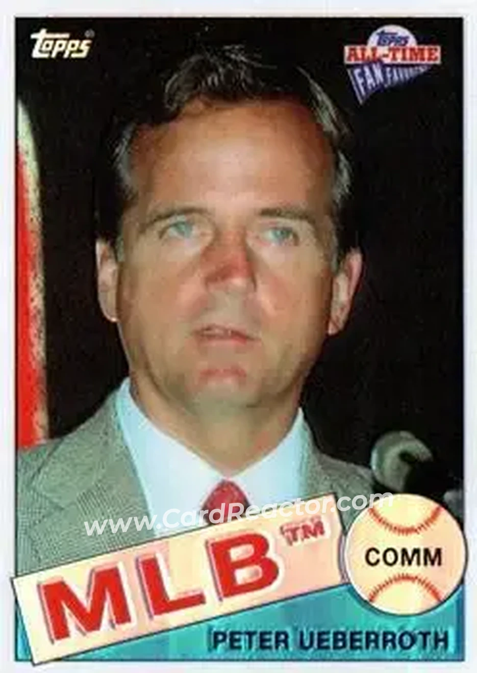 2004 Topps All-Time Fan Favorites - Refractors #133 - Peter Ueberroth - Front