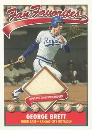 2004 Topps All-Time Fan Favorites - Relics #FFR-GB - George Brett - Kansas City Royals