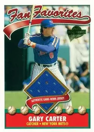 2004 Topps All-Time Fan Favorites - Relics #FFR-GC - Gary Carter - New York Mets