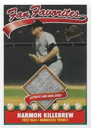 2004 Topps All-Time Fan Favorites - Relics #FFR-HK - Harmon Killebrew - Minnesota Twins