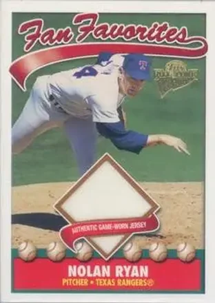 2004 Topps All-Time Fan Favorites - Relics #FFR-NR - Nolan Ryan - Texas Rangers