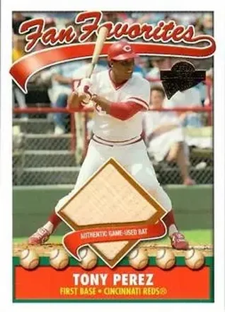 2004 Topps All-Time Fan Favorites - Relics #FFR-TP - Tony Pérez - Cincinnati Reds