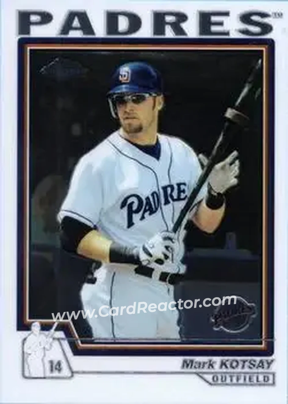 2004 Topps Chrome #3 - Mark Kotsay - San Diego Padres - Front