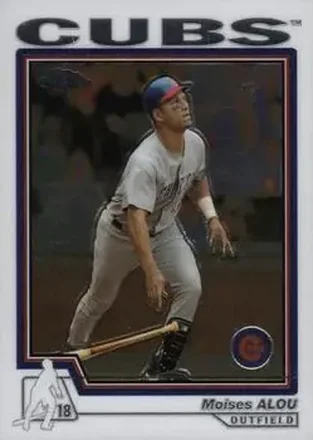 2004 Topps Chrome #6 - Moises Alou - Chicago Cubs