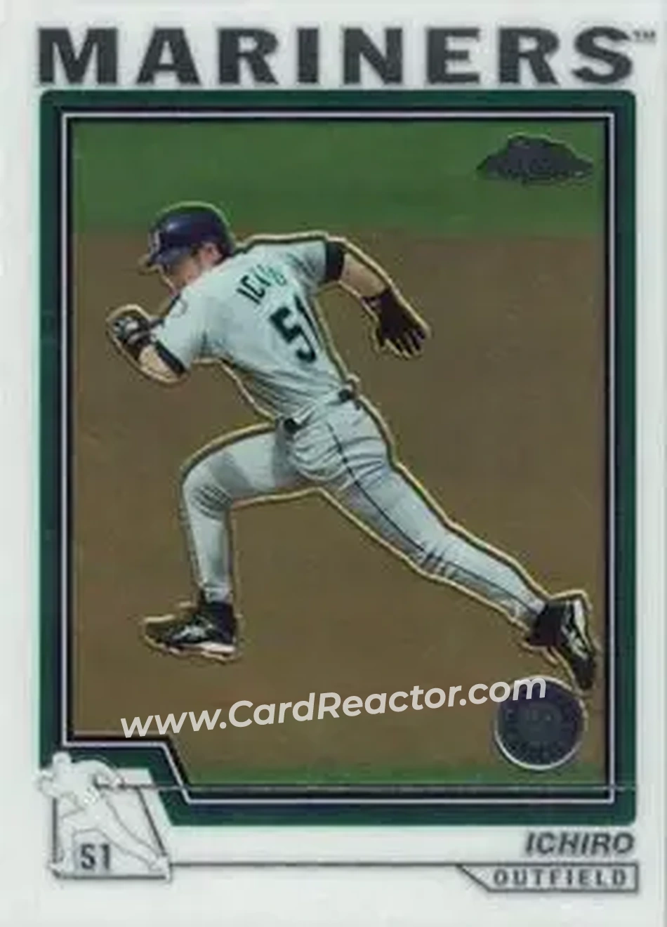 2004 Topps Chrome #10 - Ichiro - Seattle Mariners - Front