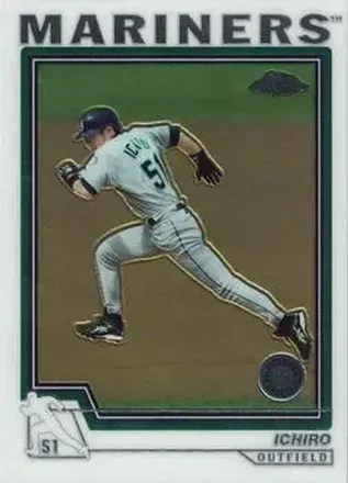 2004 Topps Chrome #10 - Ichiro - Seattle Mariners