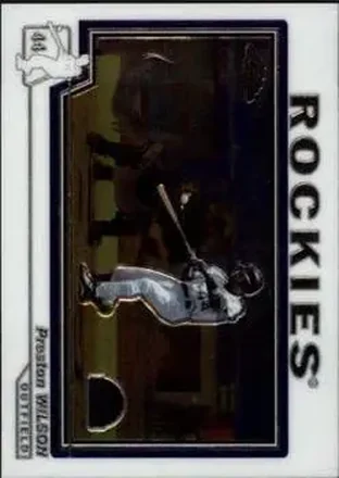 2004 Topps Chrome #12 - Preston Wilson - Colorado Rockies