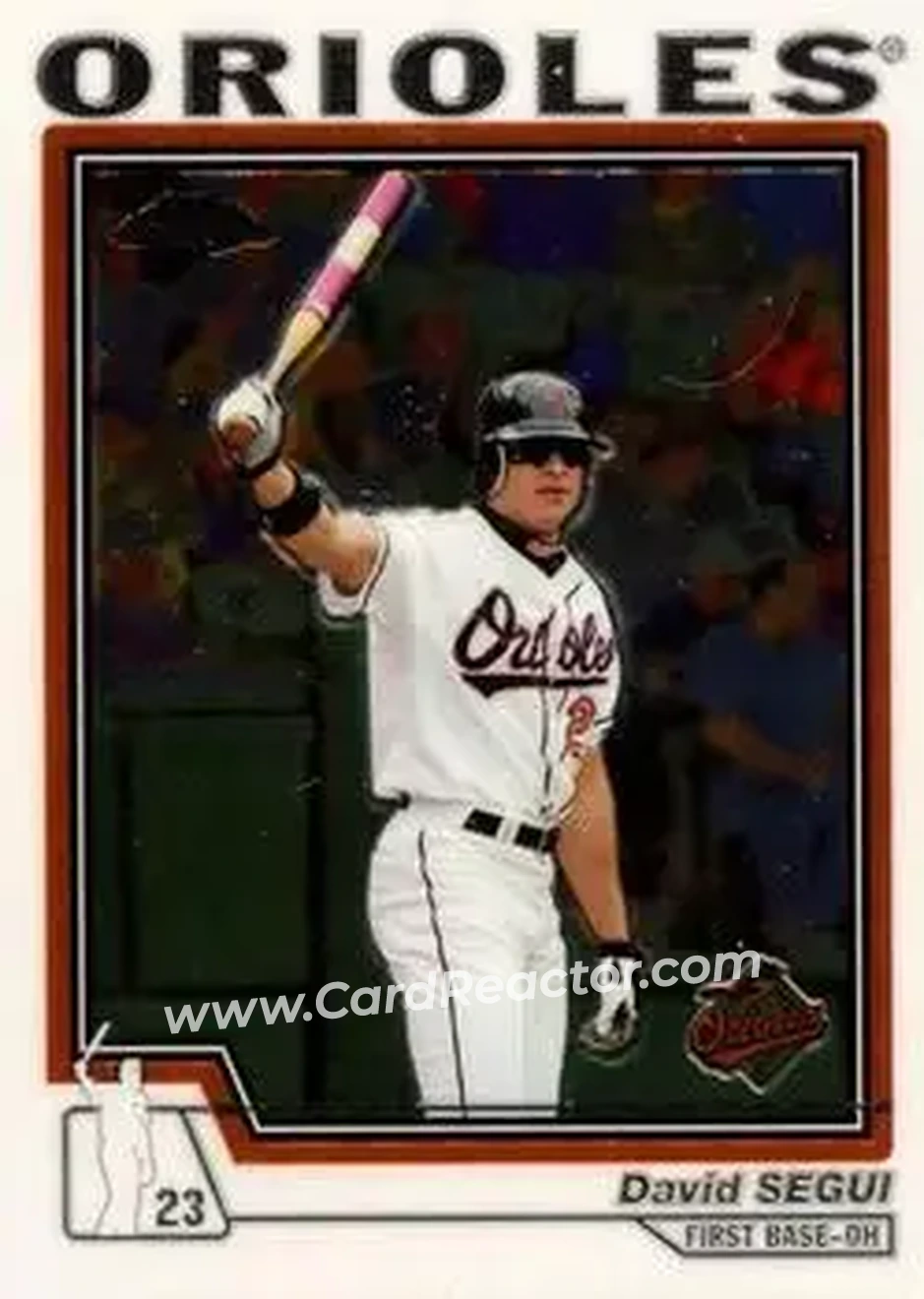 2004 Topps Chrome #16 - David Segui - Baltimore Orioles - Front