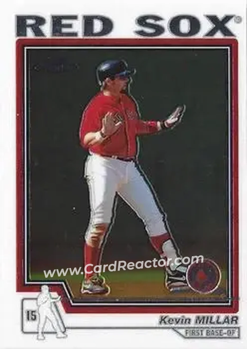 2004 Topps Chrome #17 - Kevin Millar - Boston Red Sox - Front