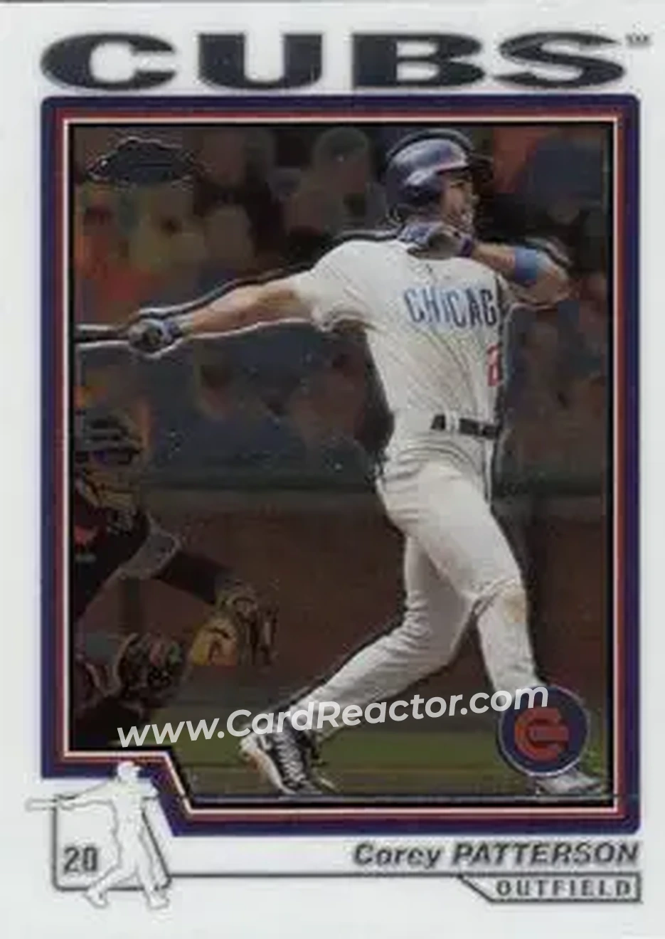 2004 Topps Chrome #18 - Corey Patterson - Chicago Cubs - Front