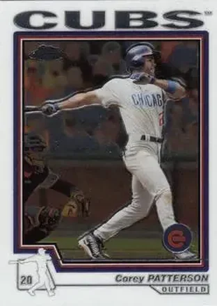 2004 Topps Chrome #18 - Corey Patterson - Chicago Cubs