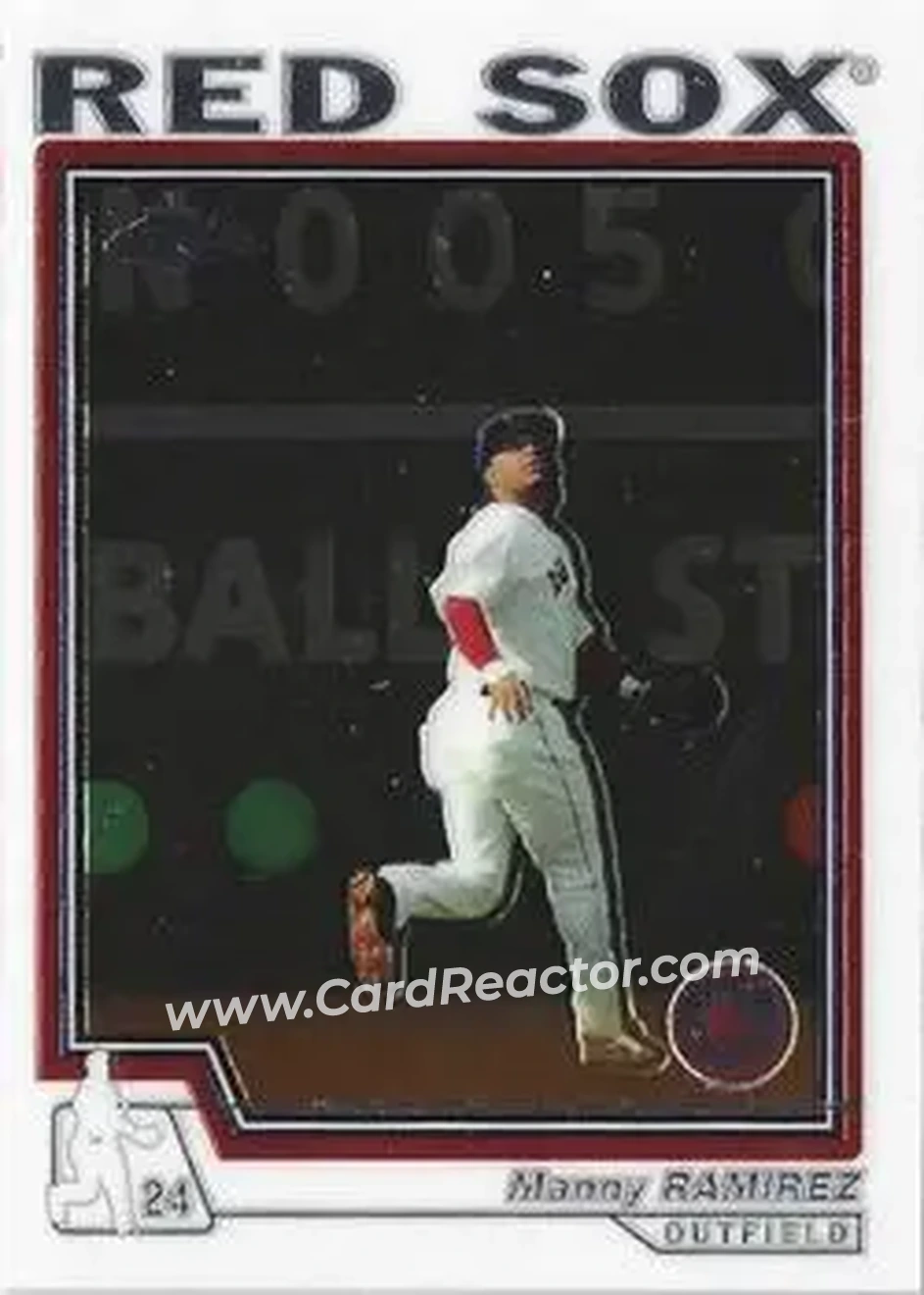 2004 Topps Chrome #22 - Manny Ramirez - Boston Red Sox - Front