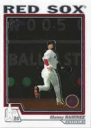 2004 Topps Chrome #22 - Manny Ramirez - Boston Red Sox