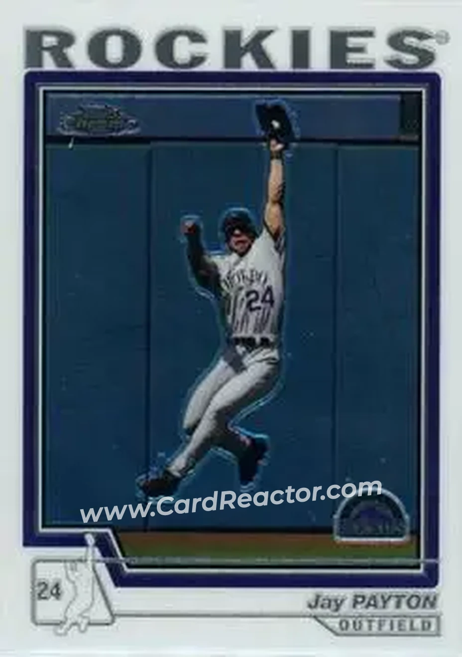2004 Topps Chrome #23 - Jay Payton - Colorado Rockies - Front