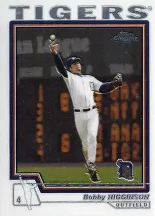 2004 Topps Chrome #24 - Bobby Higginson - Detroit Tigers
