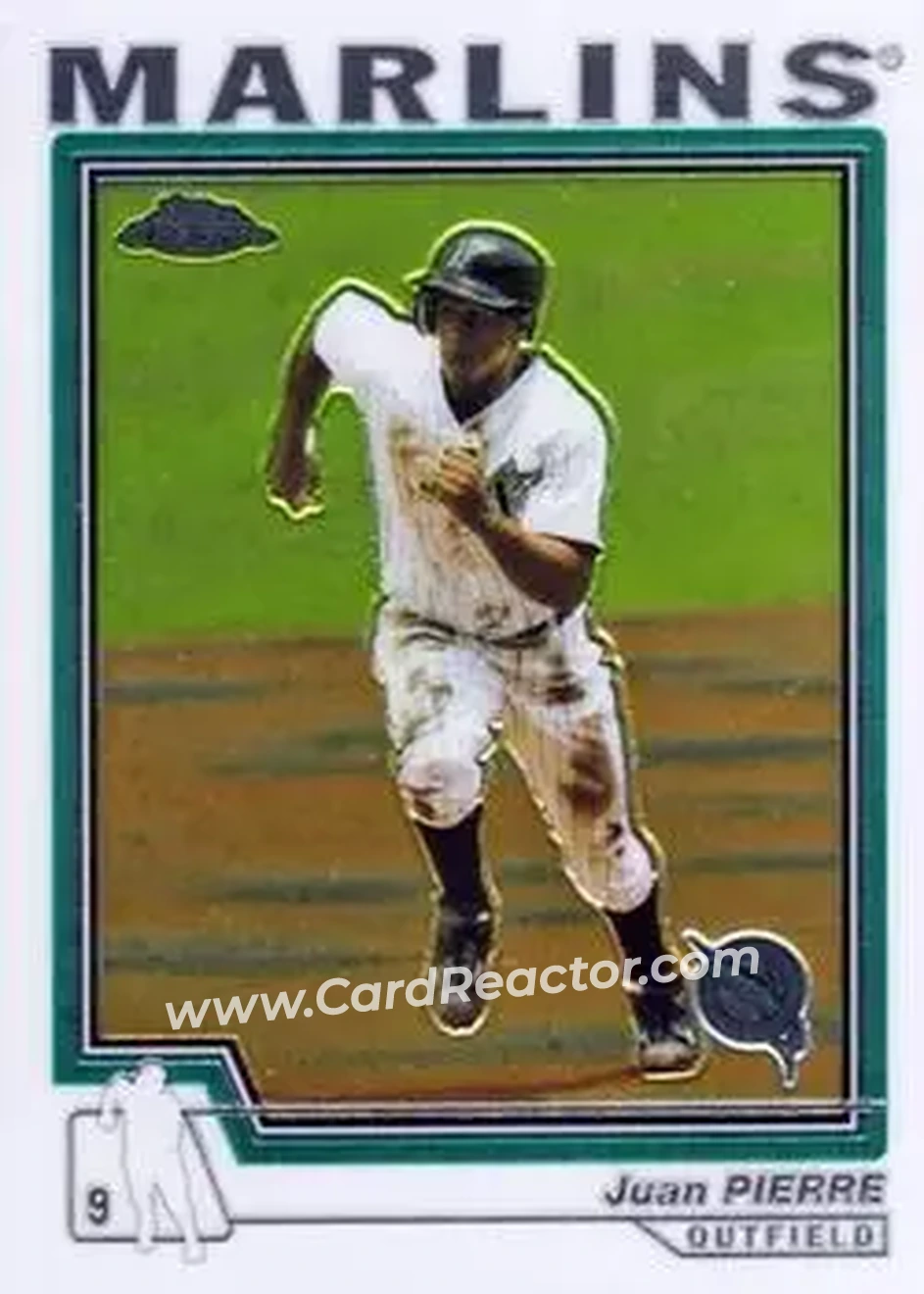 2004 Topps Chrome #26 - Juan Pierre - Florida Marlins - Front