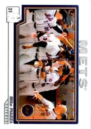 2004 Topps Chrome #31 - Mike Piazza - New York Mets