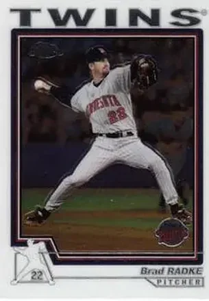 2004 Topps Chrome #32 - Brad Radke - Minnesota Twins