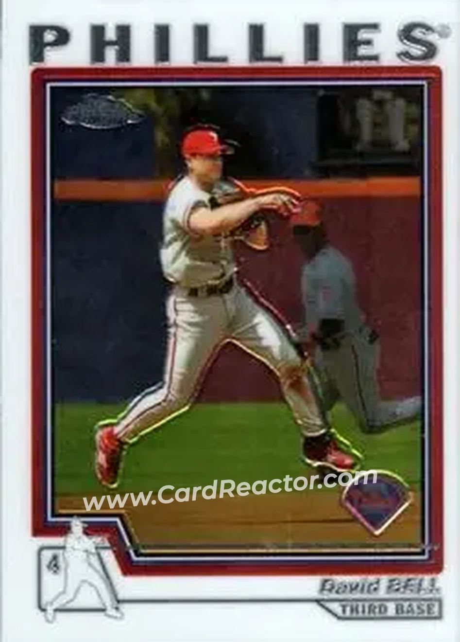 2004 Topps Chrome #35 - David Bell - Philadelphia Phillies - Front