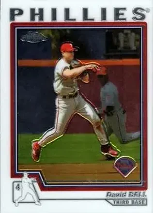 2004 Topps Chrome #35 - David Bell - Philadelphia Phillies