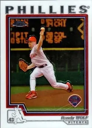 2004 Topps Chrome #36 - Randy Wolf - Philadelphia Phillies
