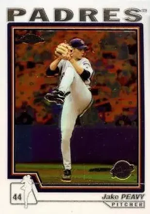 2004 Topps Chrome #37 - Jake Peavy - San Diego Padres