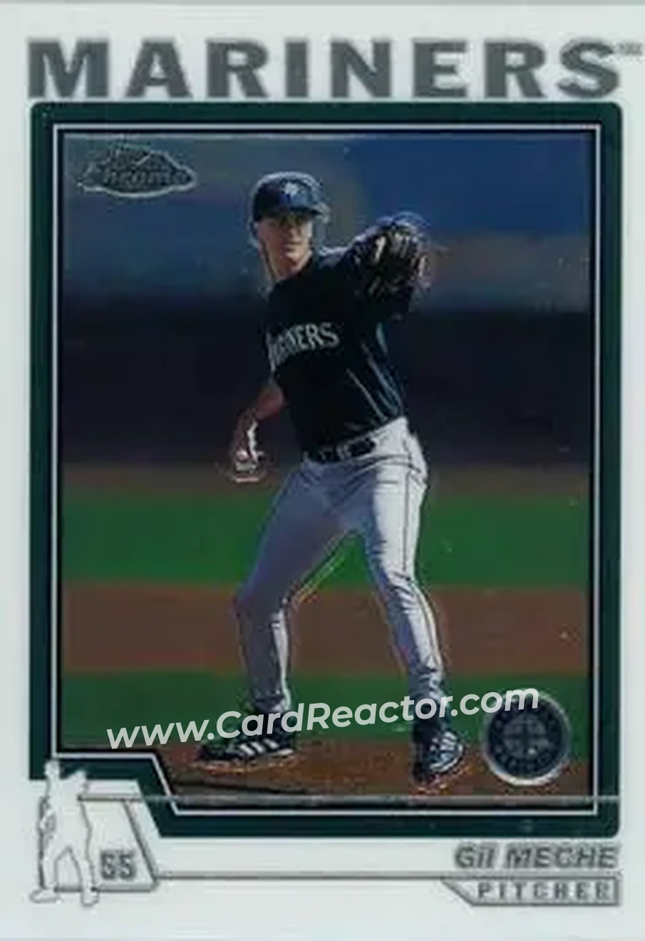 2004 Topps Chrome #39 - Gil Meche - Seattle Mariners - Front