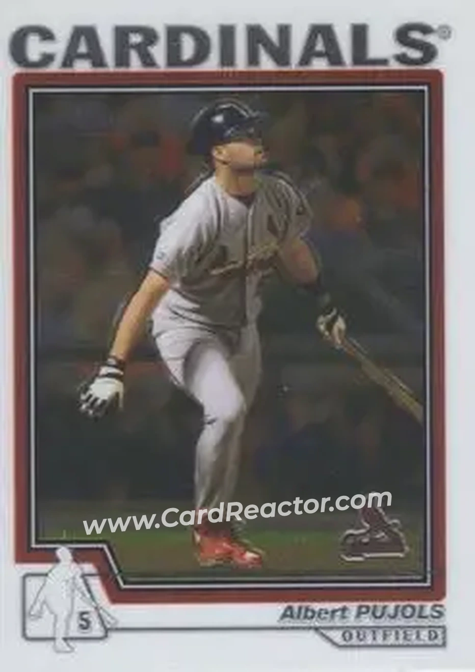 2004 Topps Chrome #40 - Albert Pujols - St. Louis Cardinals - Front