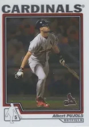 2004 Topps Chrome #40 - Albert Pujols - St. Louis Cardinals