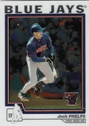 2004 Topps Chrome #42 - Josh Phelps - Toronto Blue Jays