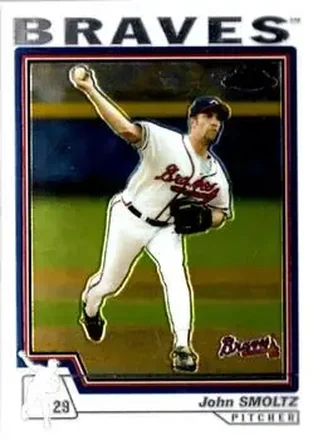 2004 Topps Chrome #45 - John Smoltz - Atlanta Braves