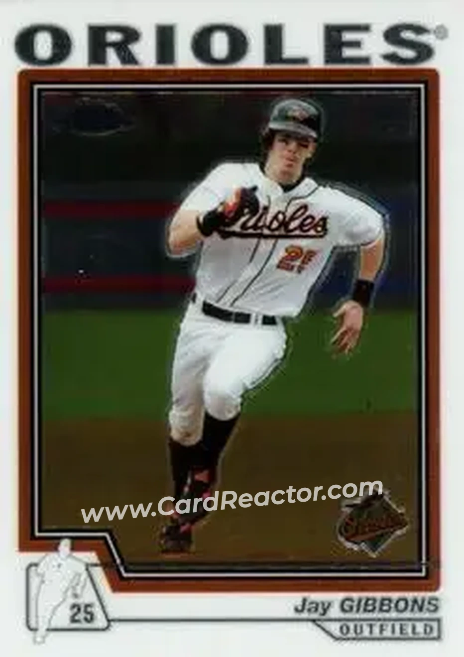 2004 Topps Chrome #46 - Jay Gibbons - Baltimore Orioles - Front