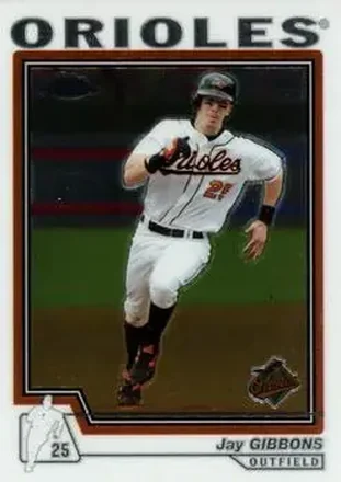 2004 Topps Chrome #46 - Jay Gibbons - Baltimore Orioles