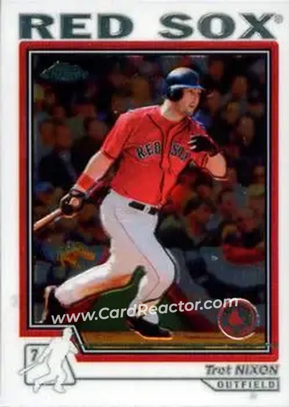 2004 Topps Chrome #47 - Trot Nixon - Boston Red Sox - Front