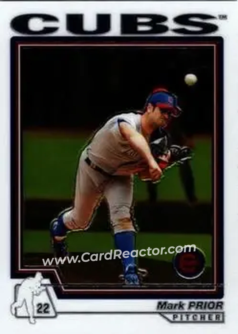2004 Topps Chrome #50 - Mark Prior - Chicago Cubs - Front