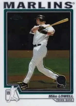 2004 Topps Chrome #55 - Mike Lowell - Florida Marlins