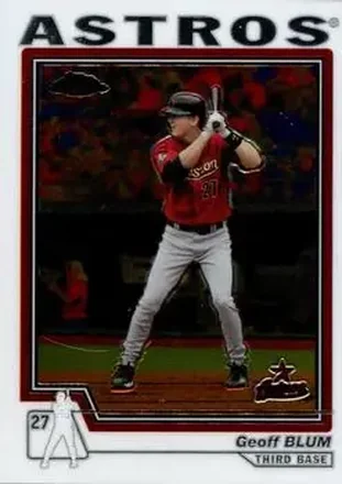 2004 Topps Chrome #56 - Geoff Blum - Houston Astros