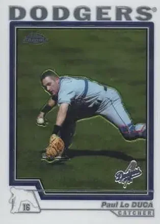 2004 Topps Chrome #58 - Paul Lo Duca - Los Angeles Dodgers