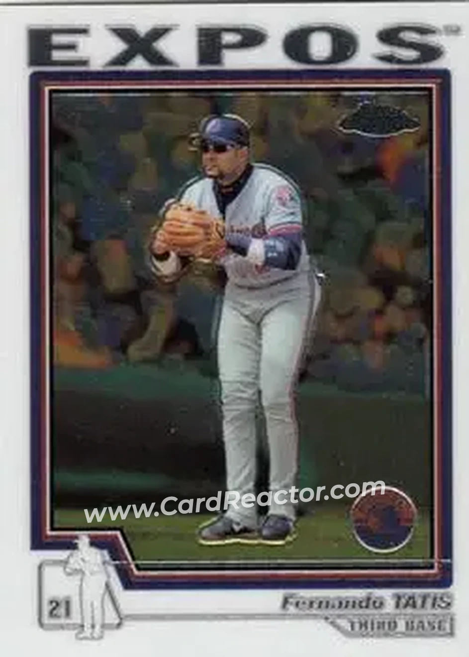 2004 Topps Chrome #61 - Fernando Tatis - Montreal Expos - Front