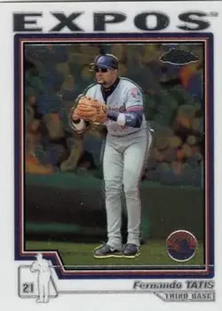 2004 Topps Chrome #61 - Fernando Tatis - Montreal Expos