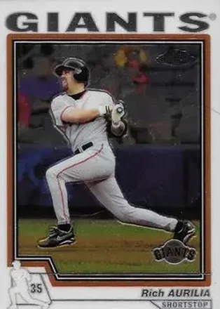 2004 Topps Chrome #63 - Rich Aurilia - San Francisco Giants