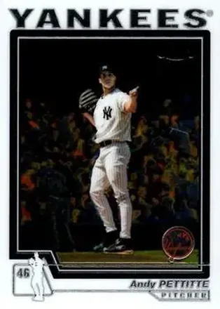 2004 Topps Chrome #64 - Andy Pettitte - New York Yankees