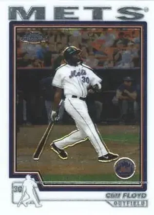 2004 Topps Chrome #66 - Cliff Floyd - New York Mets